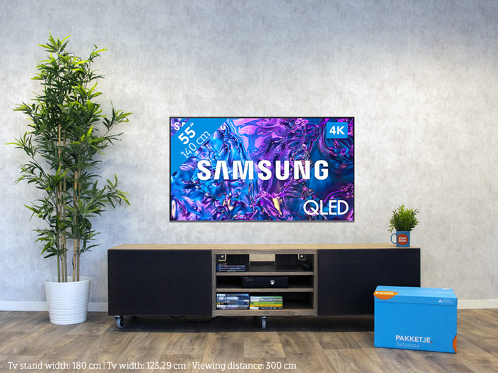Samsung QLED 55Q74D (2024) visual Coolblue 1