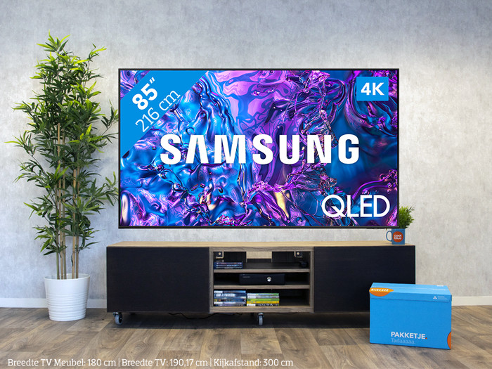 Samsung QLED 85Q70D (2024) visual Coolblue 1