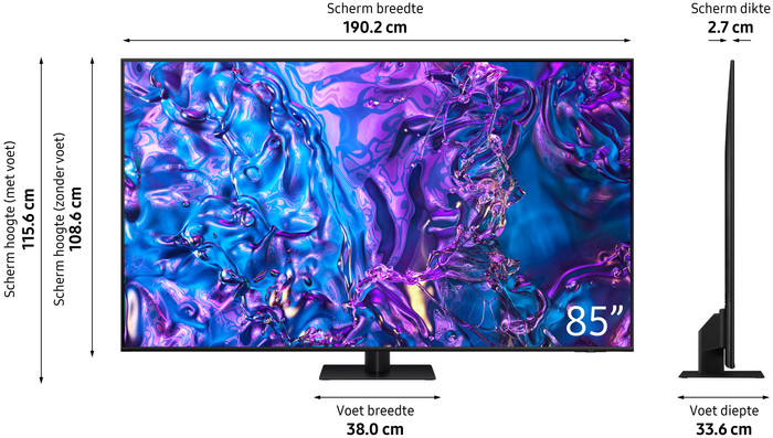 Samsung QLED 85Q70D (2024) visual leverancier