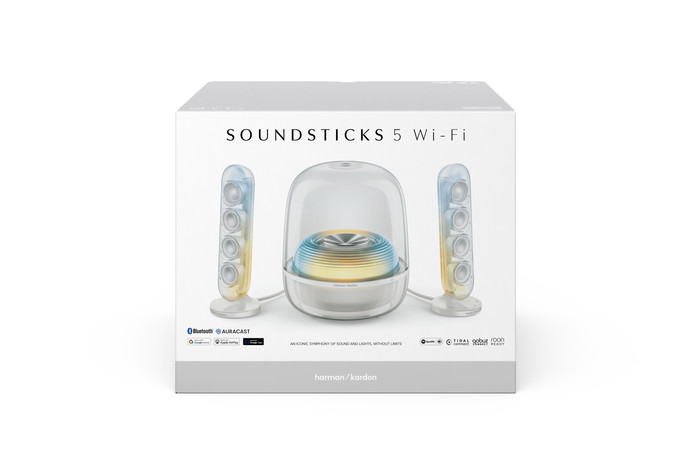 Harman Kardon SoundSticks 5 Wifi Wit verpakking