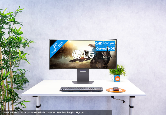 LG UltraGear OLED 34GS95QE-B visual Coolblue 1