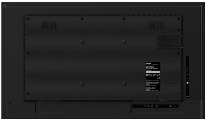 iiyama ProLite LH4375UHS-B1AG achterkant