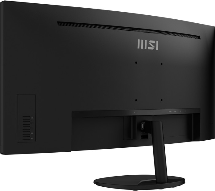 MSI PRO MP341CQ E12 Curved achterkant