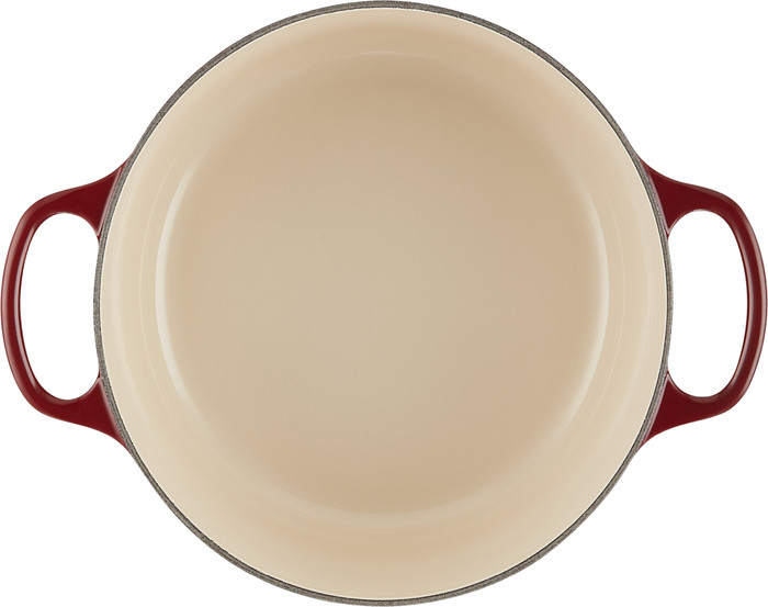 Le Creuset Signature Braadpan 24 cm Rhone bovenkant