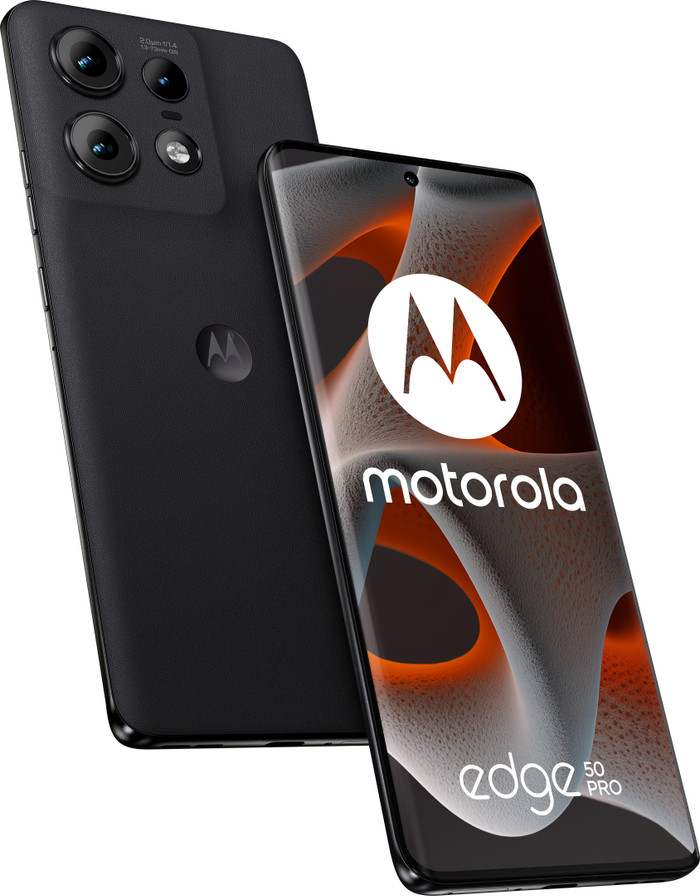 Motorola Edge 50 Pro 512GB Zwart 5G + Just in Case Tempered Glass Screenprotector samengesteld product
