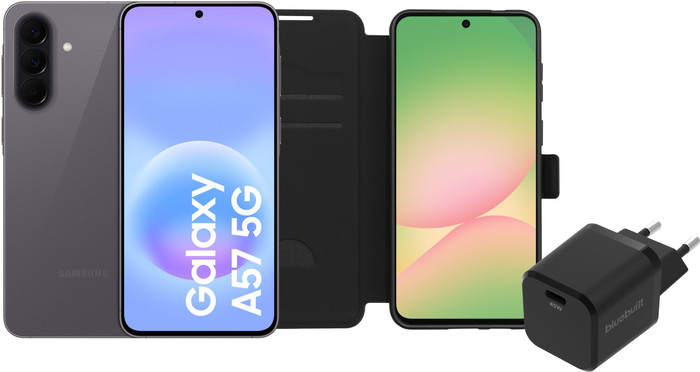 Samsung Galaxy A57 128GB Gray 5G Enterprise Edition + Basic Accessory Pack Main Image
