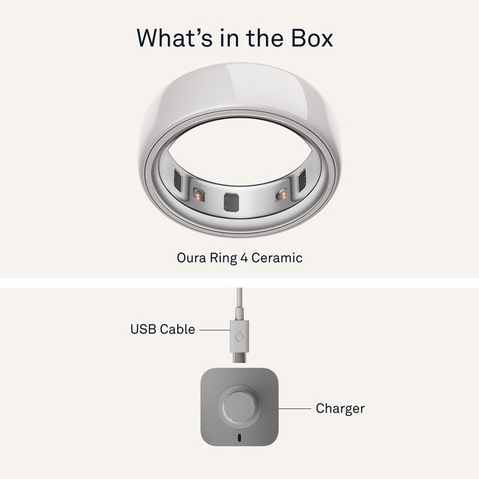 Oura Ring 4 Ceramic Maat 4 Cloud visual leverancier