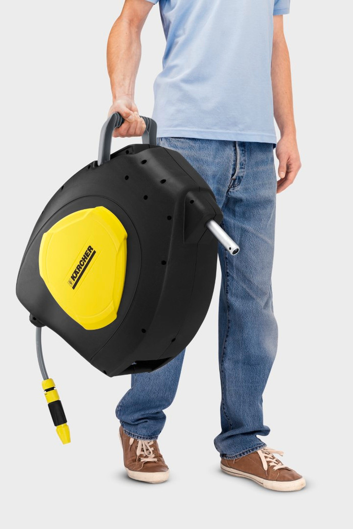 Karcher Automatische Slanghaspel CR 5.330 product in gebruik
