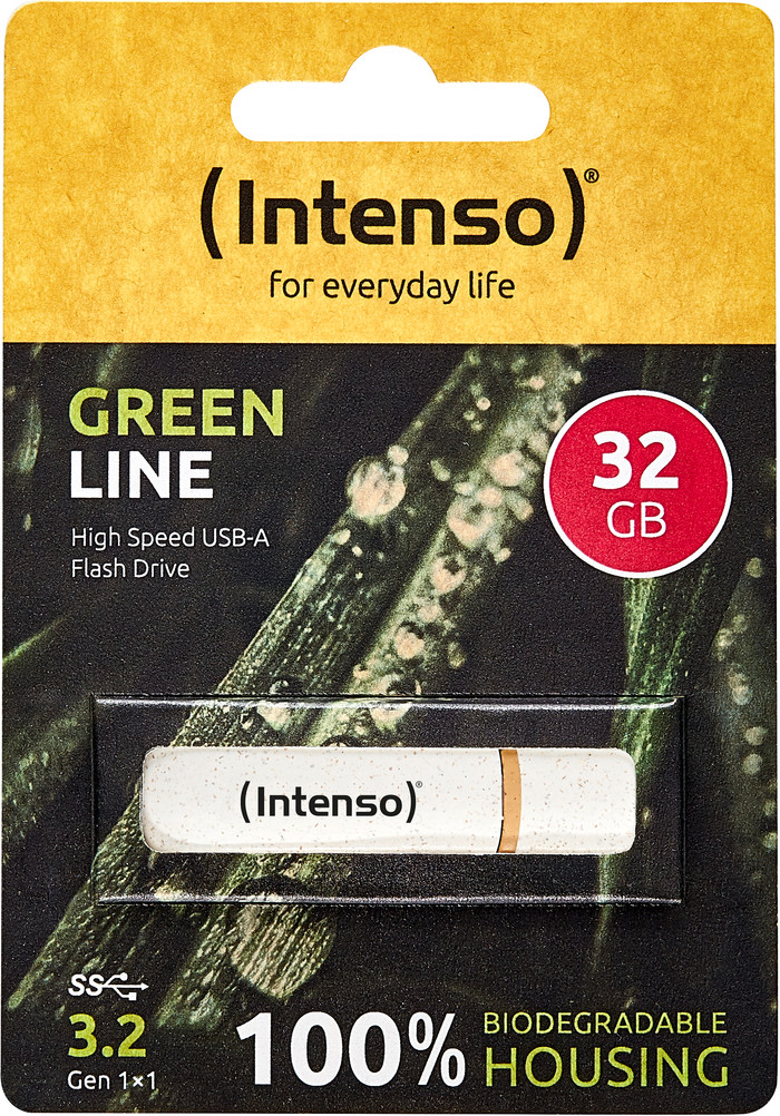 Intenso Green Line USB 3.2 32GB packaging