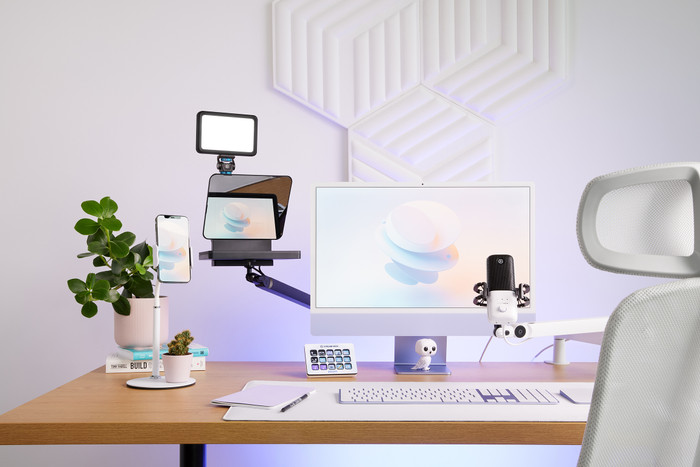 Elgato Prompter product in gebruik