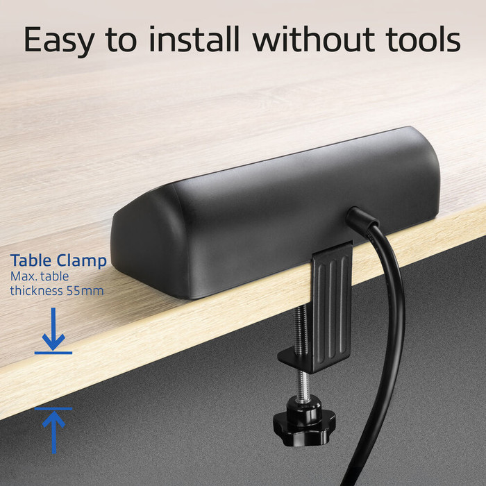 ACT AC2480 Bureau Stekkerdoos 3-voudig 1,5 meter 3x Usb 30W Zwart visual leverancier