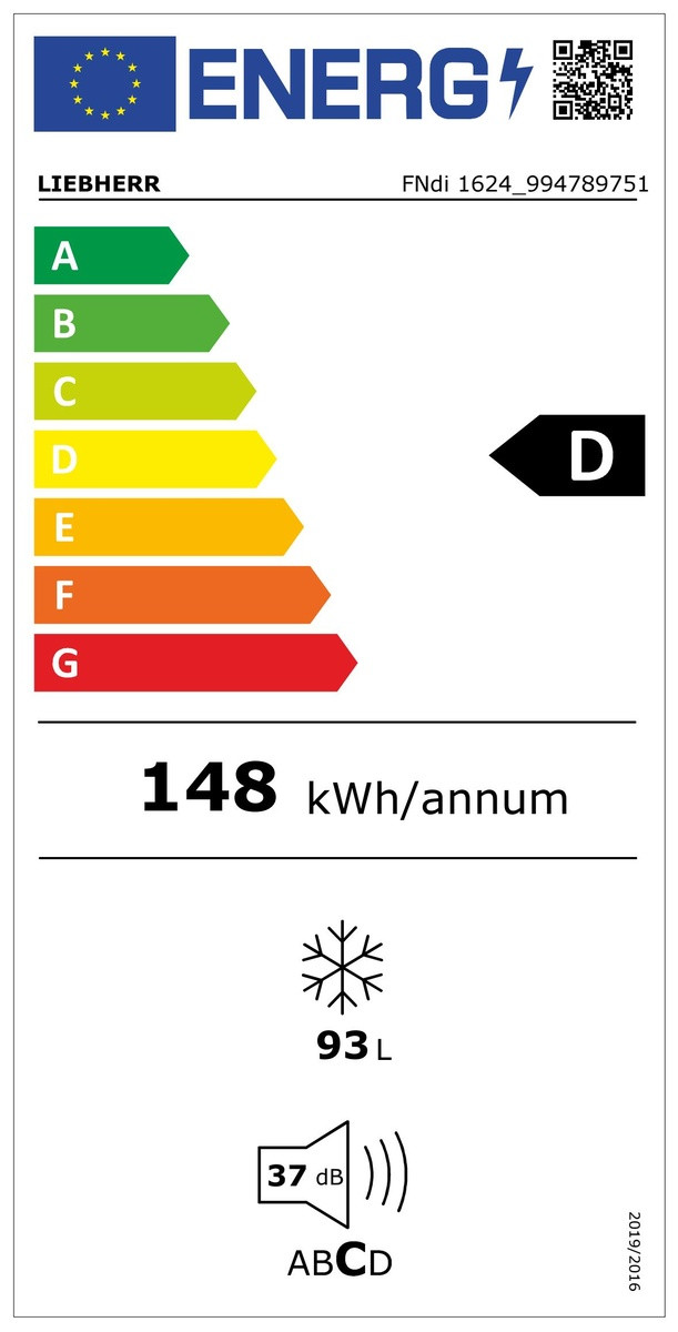 Liebherr FNdi 1624-20 energy label