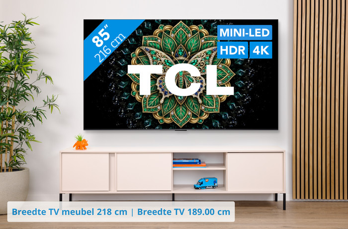 TCL QD Mini-led 85" C69K Pro (2026) visual Coolblue 1