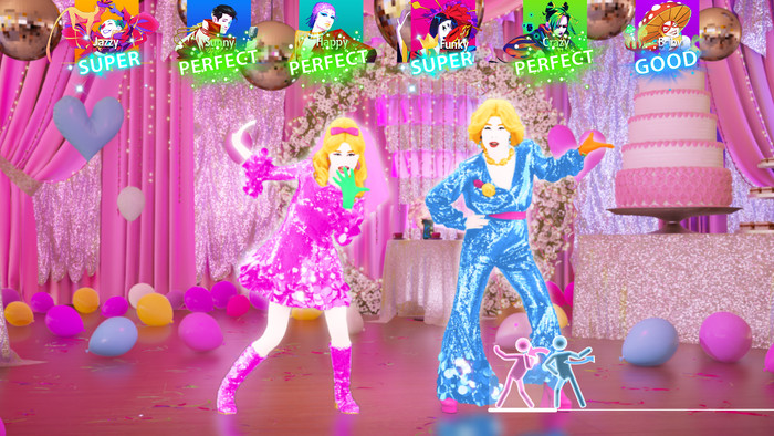 Just Dance Decades of Hits Nintendo Switch 2 product in use