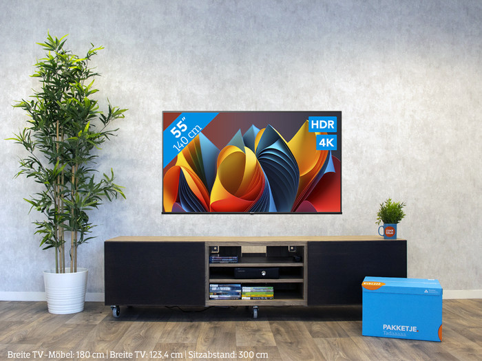 Hisense QLED 55E77NQ (2024) visuelles Coolblue 1