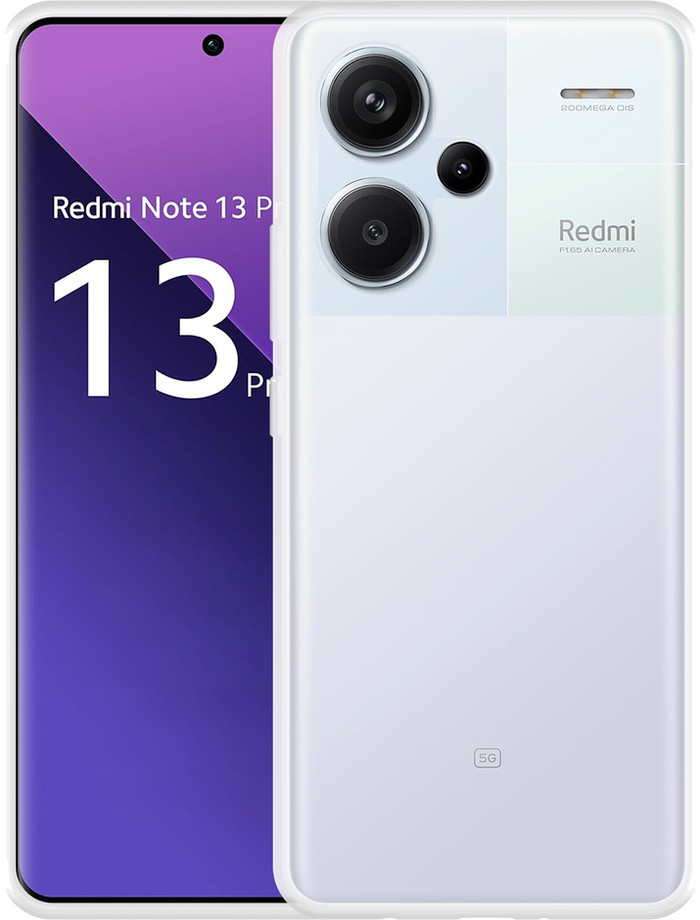 Just in Case Soft Design Xiaomi Redmi Note 13 Pro+ Back Cover Transparant samengesteld product