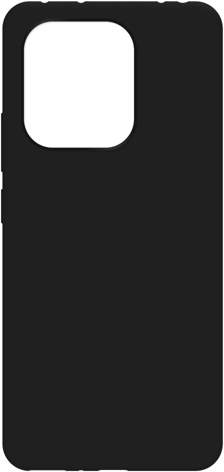 Just in Case Soft Design Xiaomi Redmi Note 13 4G Back Cover Zwart voorkant