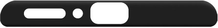 Just in Case Soft Design Xiaomi Redmi Note 13 4G Back Cover Zwart onderkant