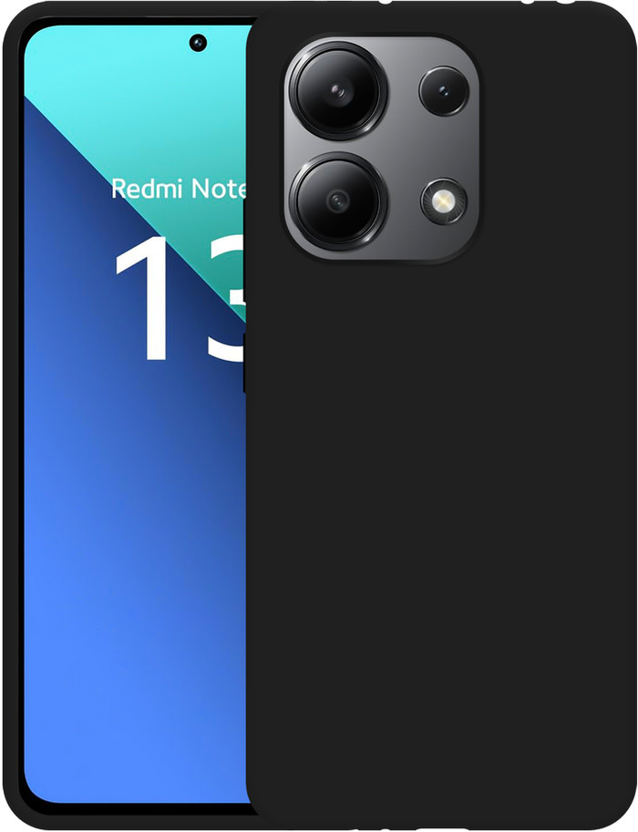 Just in Case Soft Design Xiaomi Redmi Note 13 4G Back Cover Zwart samengesteld product
