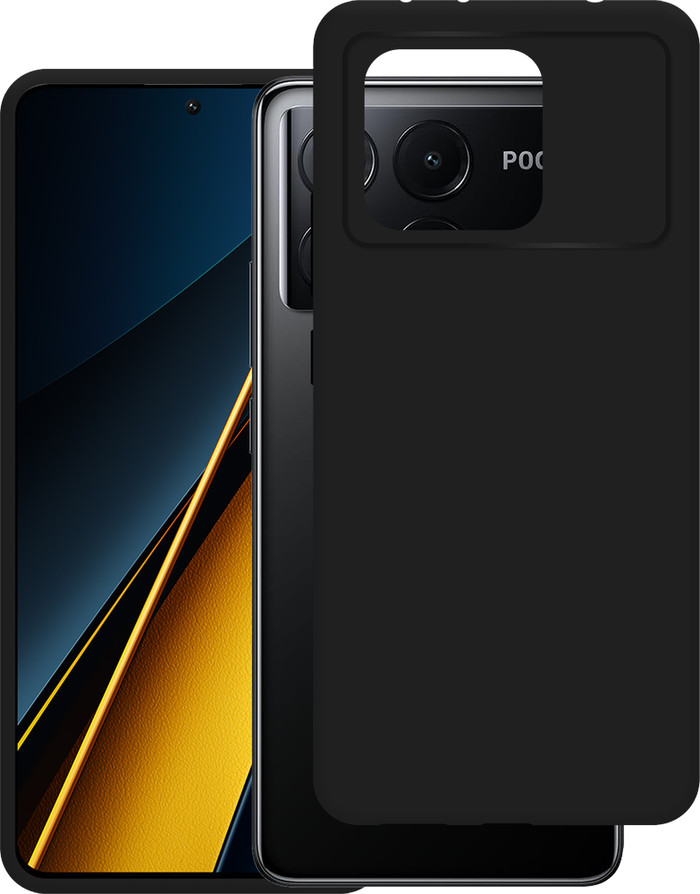 Just in Case Soft Design Xiaomi Poco X6 Pro Back Cover Black combined product