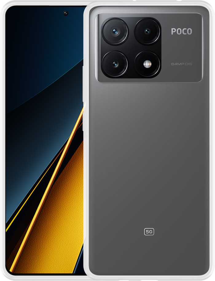 Just in Case Soft Design Xiaomi Poco X6 Pro Back Cover Transparent produit composé
