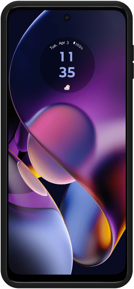 Just in Case Soft Design Motorola Moto G54 5G Back Cover Zwart front