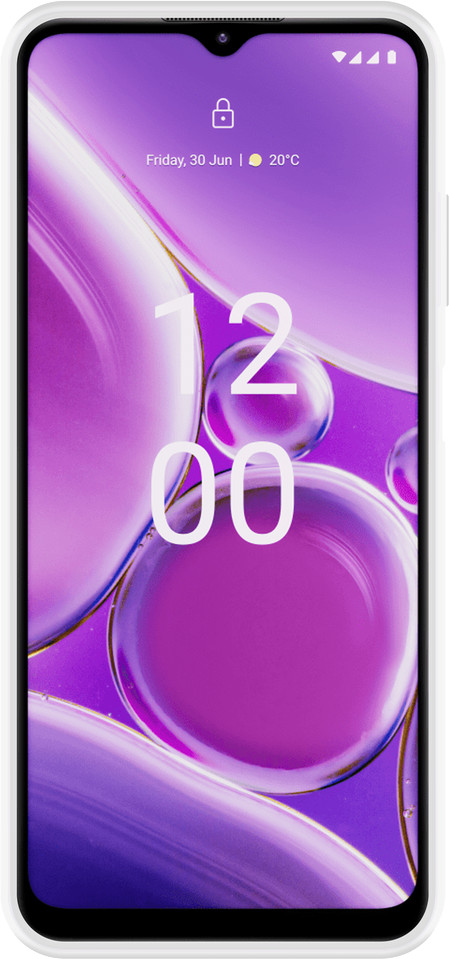 Just in Case Soft Design Nokia G42 Back Cover Transparent front
