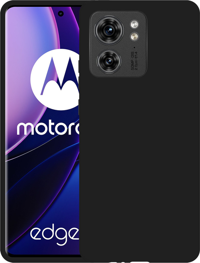 Just in Case Soft Design Motorola Edge 40 Back Cover Black combined product