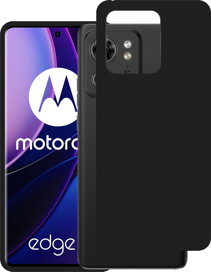 Just in Case Soft Design Motorola Edge 40 Back Cover Black combined product