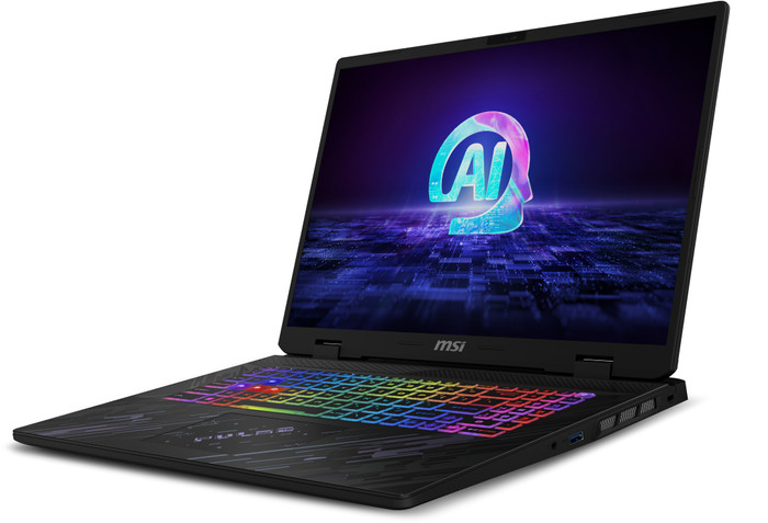 MSI Pulse 17 AI C1VGKG-050NL rechterkant