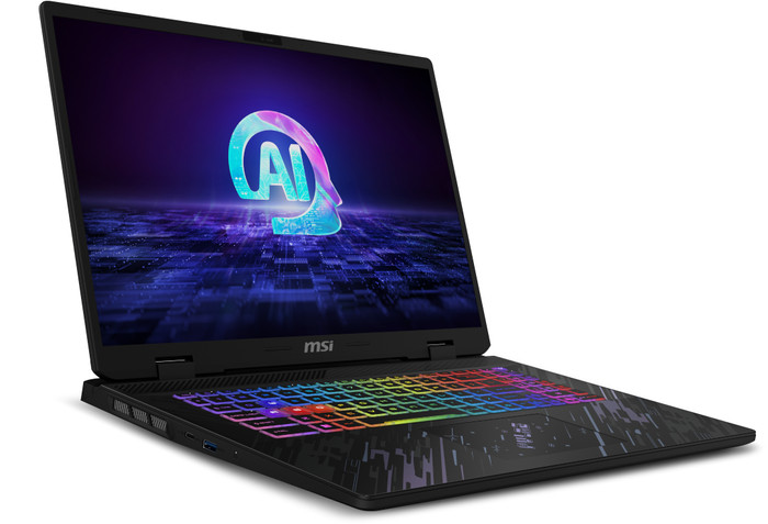 MSI Pulse 17 AI C1VGKG-050NL linkerkant