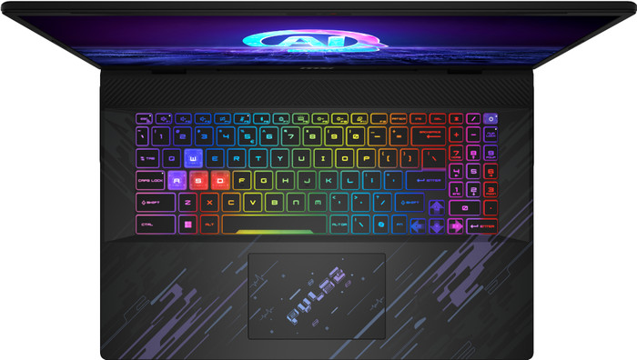 MSI Pulse 17 AI C1VGKG-050NL bovenkant