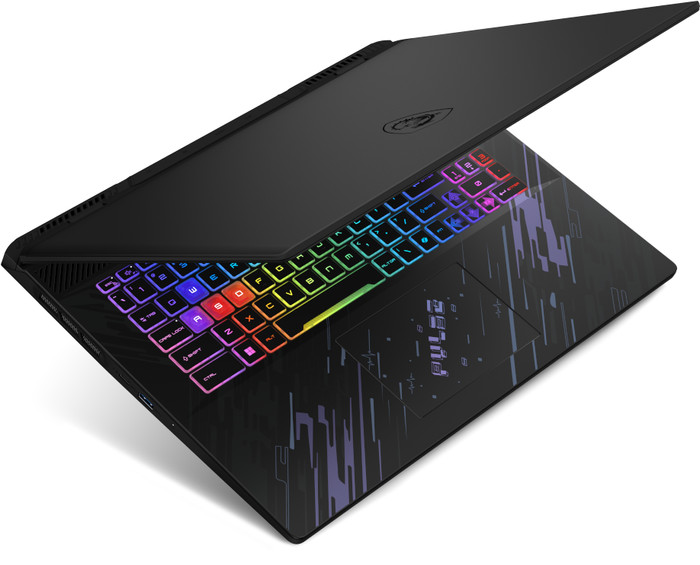 MSI Pulse 17 AI C1VGKG-050NL bovenkant