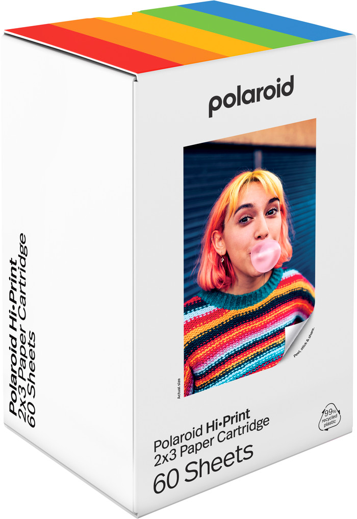Polaroid Hi-Print 2x3 Fotopapier (60 stuks) voorkant