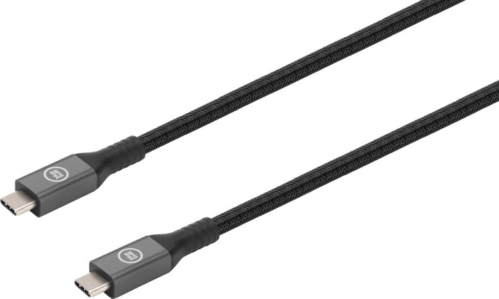 BlueBuilt USB-C to USB-C Cable 240W 2m Nylon Black top
