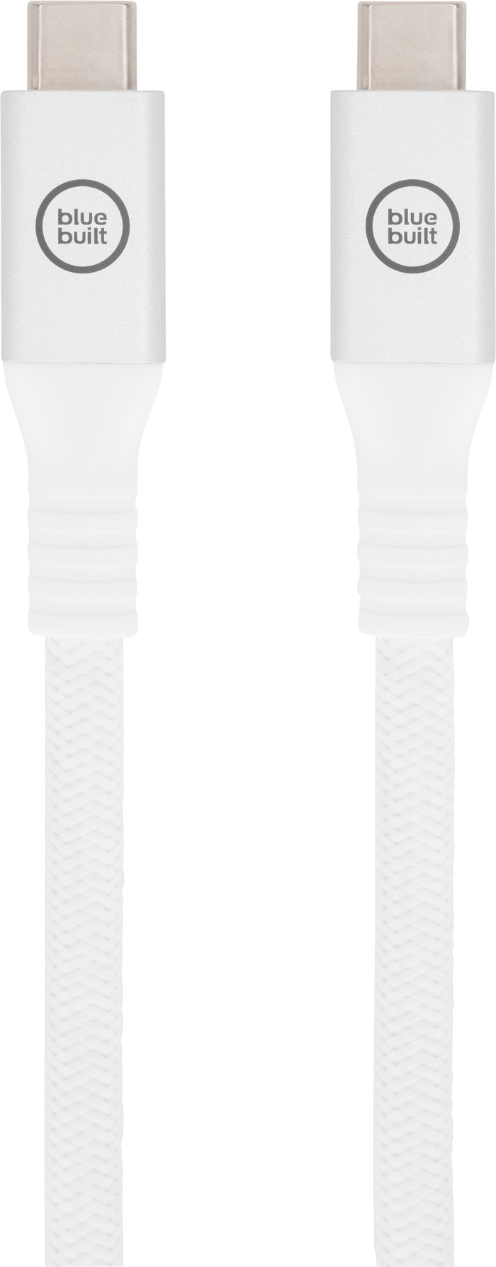 BlueBuilt Usb C naar usb C kabel 240W 2m Nylon Wit Main Image