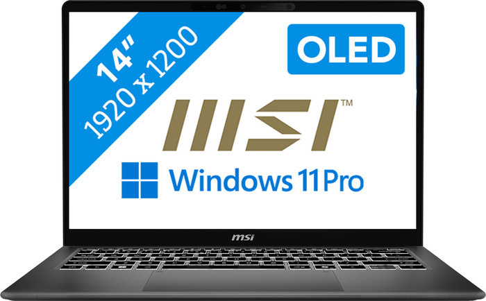 MSI Prestige 14 AI+ D3MG-047NL OLED QWERTY Main Image