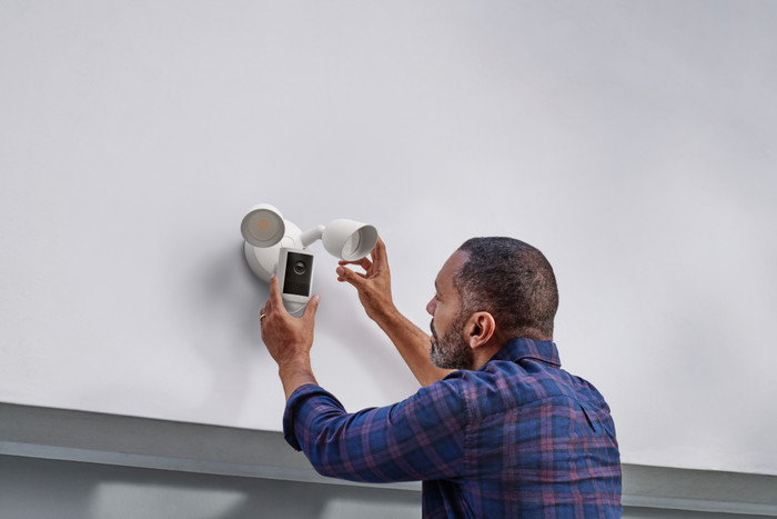 Ring Floodlight Camera 2e Generatie Wit visual leverancier