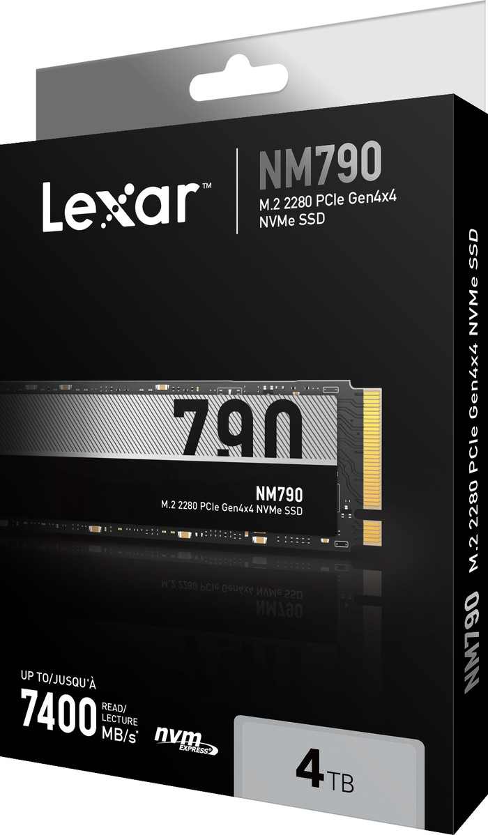 Lexar NM790 M.2 SSD 4TB verpakking