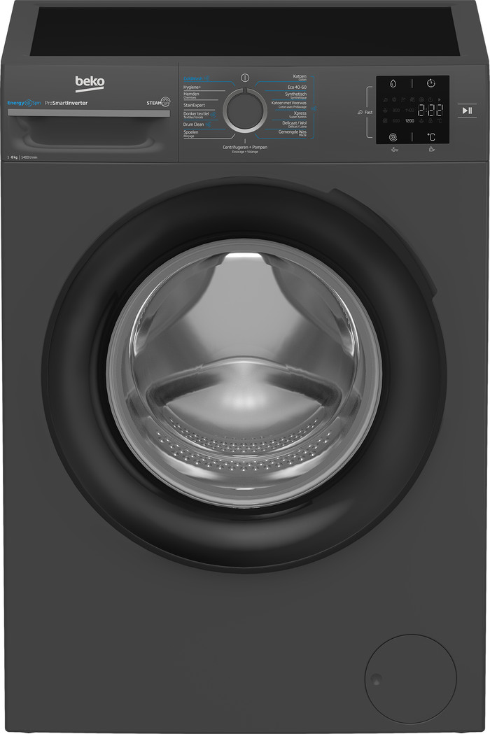 Beko BM3WFT3841A SteamCure voorkant
