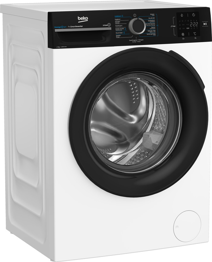 Beko BM3WFT3841B SteamCure linkerkant
