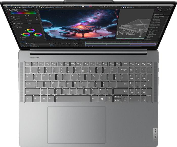 Lenovo Yoga Pro 9 16IMH9 83DN005QMH bovenkant