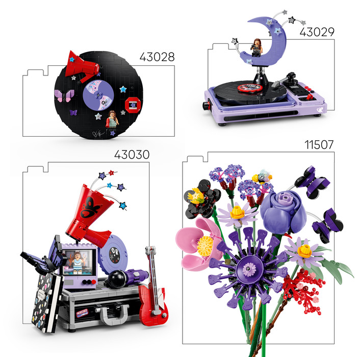 LEGO Editions Olivia Rodrigo's Dubbele Gitaar 43031 detail