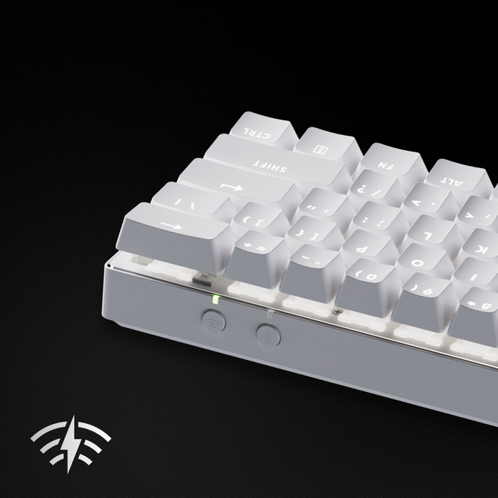 Logitech G PRO X 60 Mechanical Gaming Keyboard White AZERTY detail