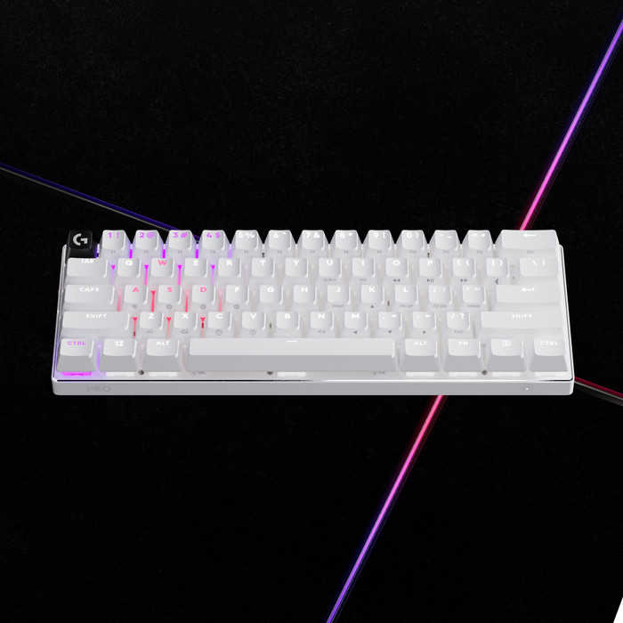 Logitech G PRO X 60 Mechanical Gaming Keyboard White AZERTY detail