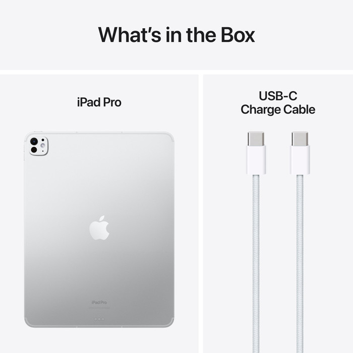 Apple iPad Pro (2024) 13 inch 512 GB Wifi + 5G Zilver + Apple Pencil Pro visual leverancier
