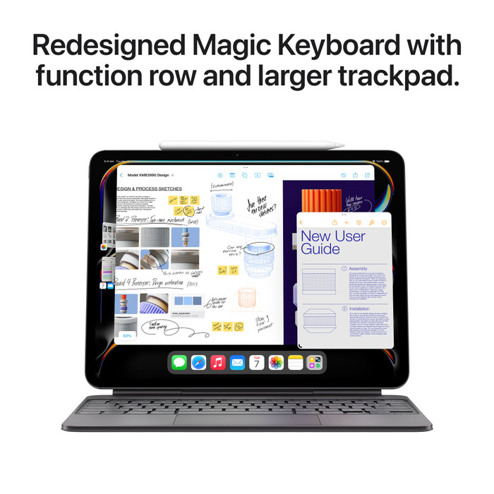 Apple iPad Pro (2024) 13 inch 512 GB Wifi + 5G Zilver + Apple Pencil Pro visual leverancier