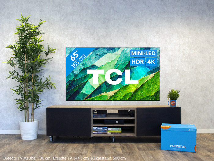 TCL Mini-led 65C81B + TCL Q75H visual Coolblue 1