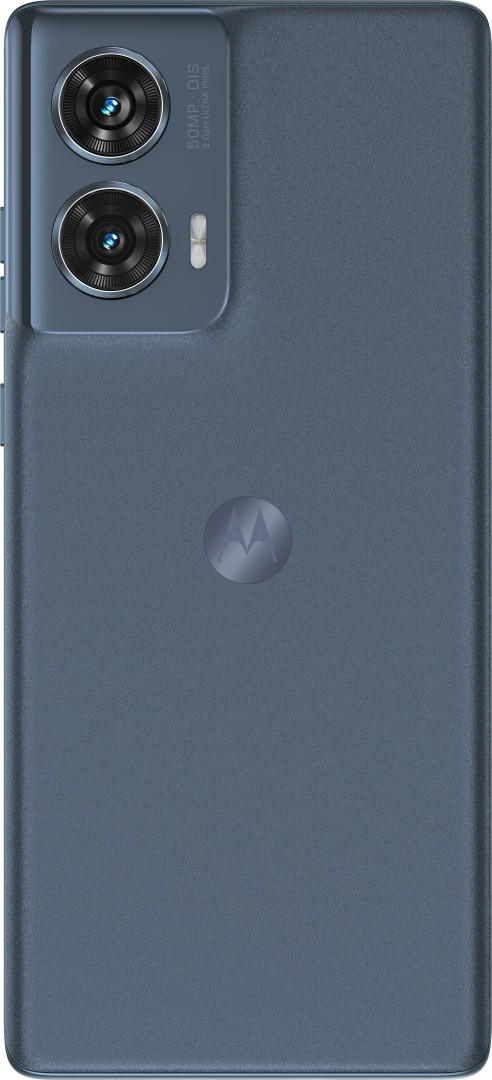 Motorola Edge 50 Fusion 256GB Donkerblauw 5G achterkant