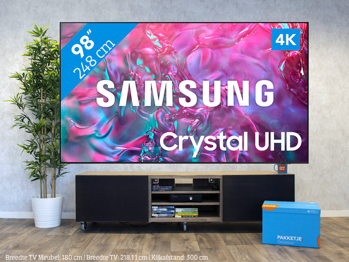 Samsung Crystal UHD 98DU9070 (2024) visual Coolblue 1